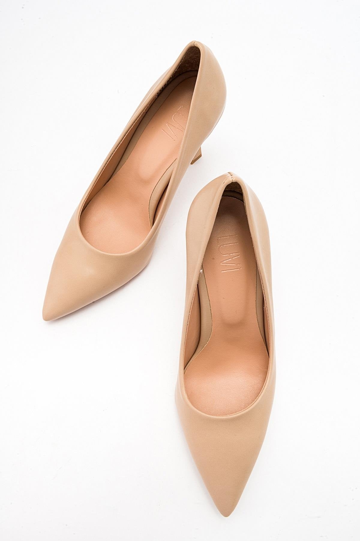Forest Beige Cilt Pointed Toe Pump (Women)