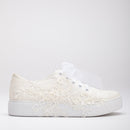 Elise - Ivory Lace Wedding Sneakers