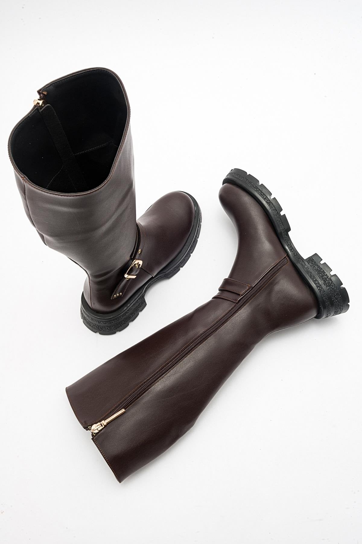 Covela - Cognac Knee-High Boot (Women)