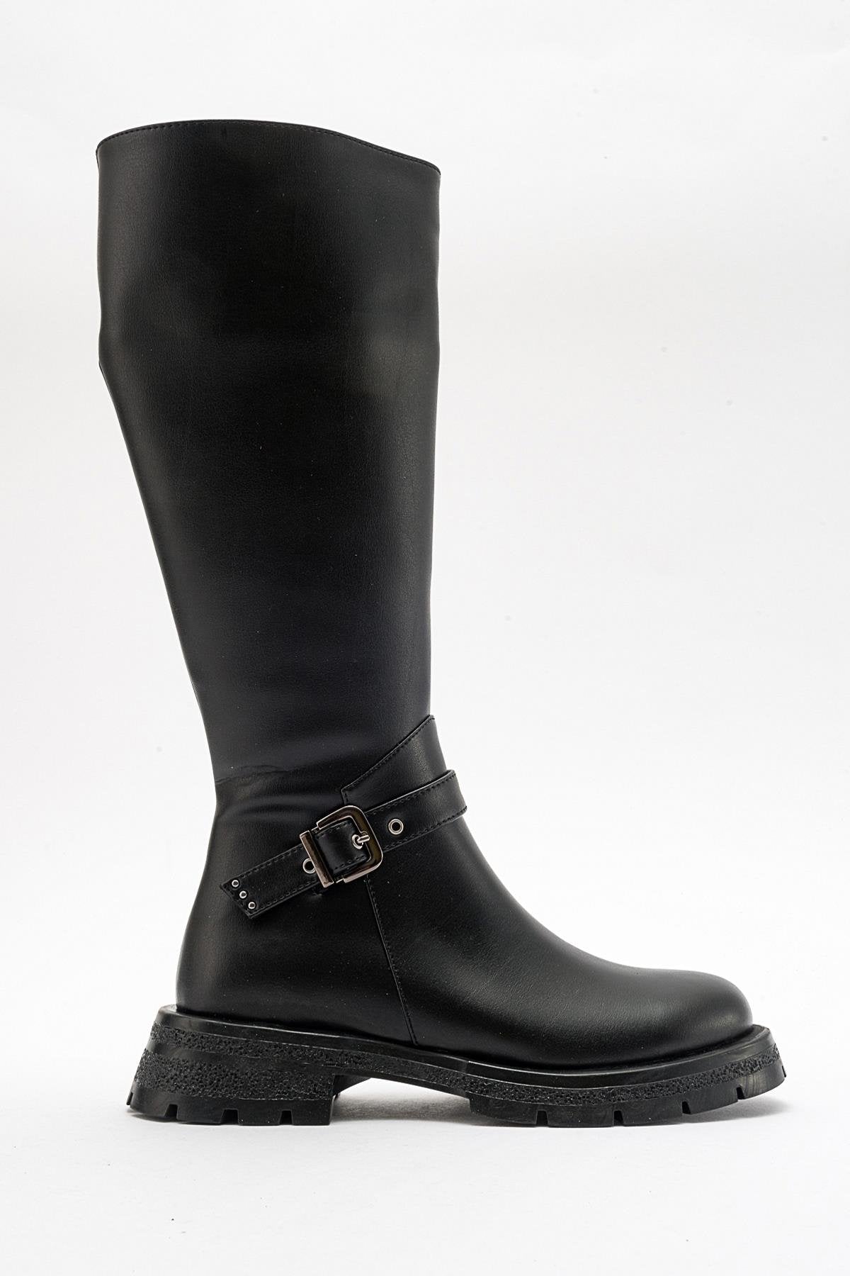 Covela - Black Knee-High Boot (Women)