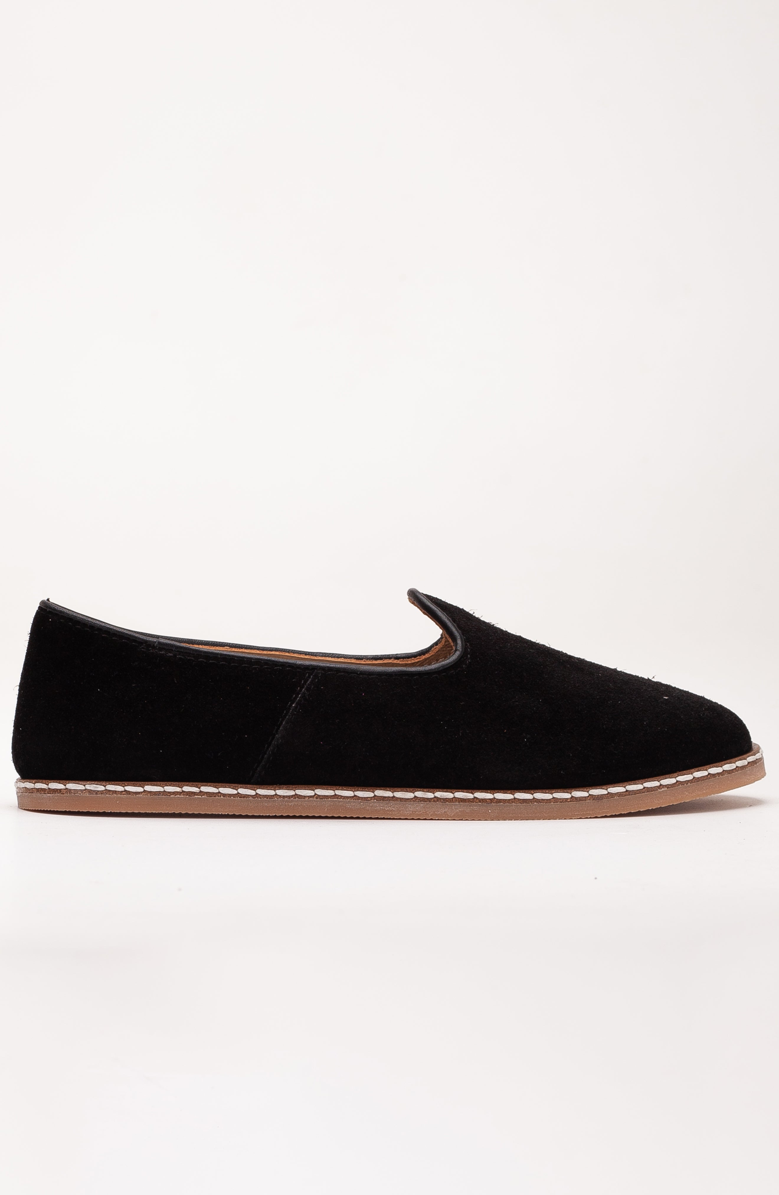Istanbul - Black Suede Leather Slip On (Women)