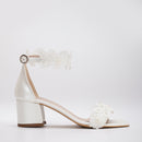 Dana - Ivory Lace Bridal Sandals