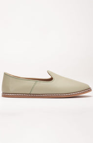 Dalya - Sage Green Leather Slip On (Women)