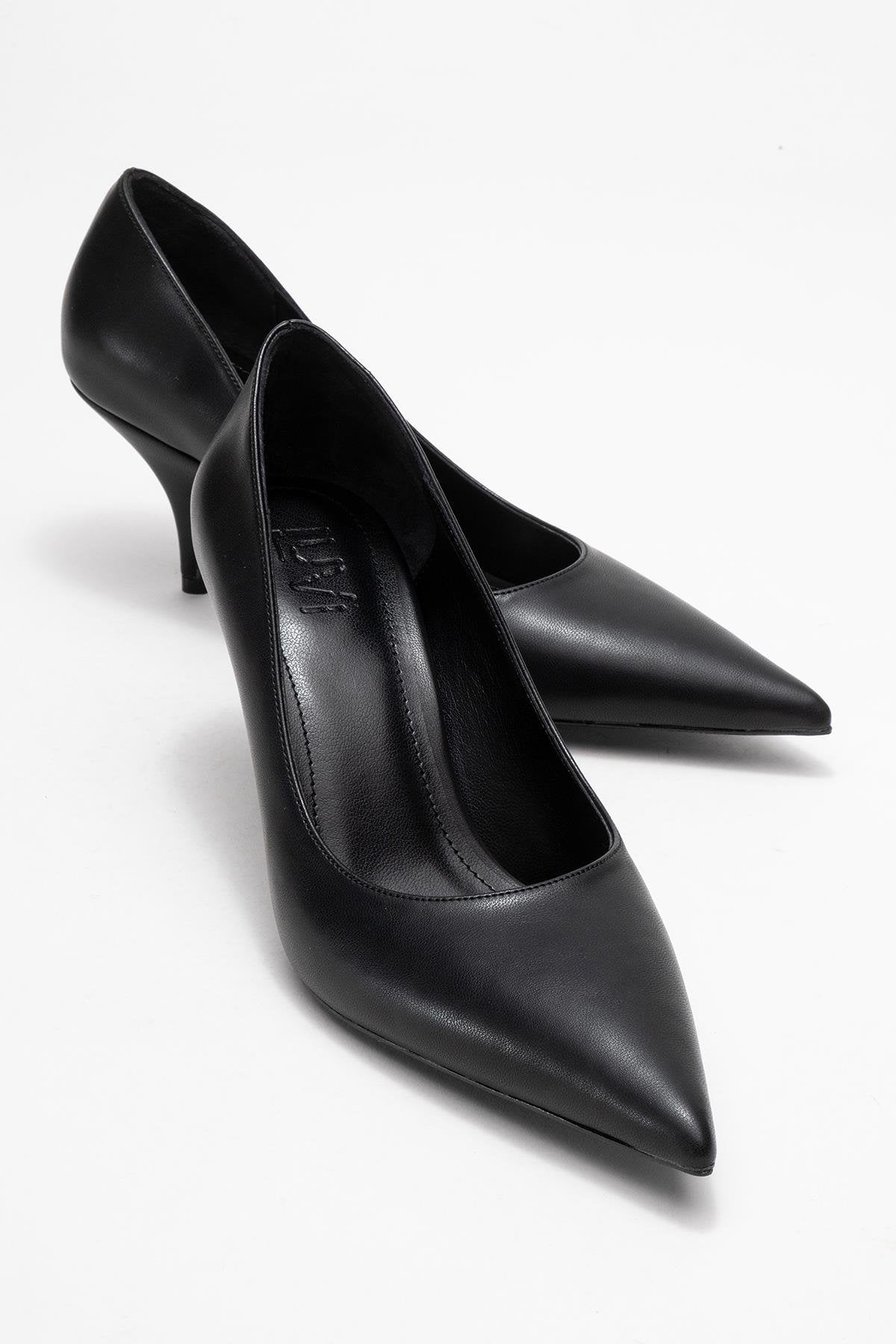 Marcus - Black Heeled Pump (Women)