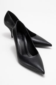Marcus - Black Heeled Pump (Women)