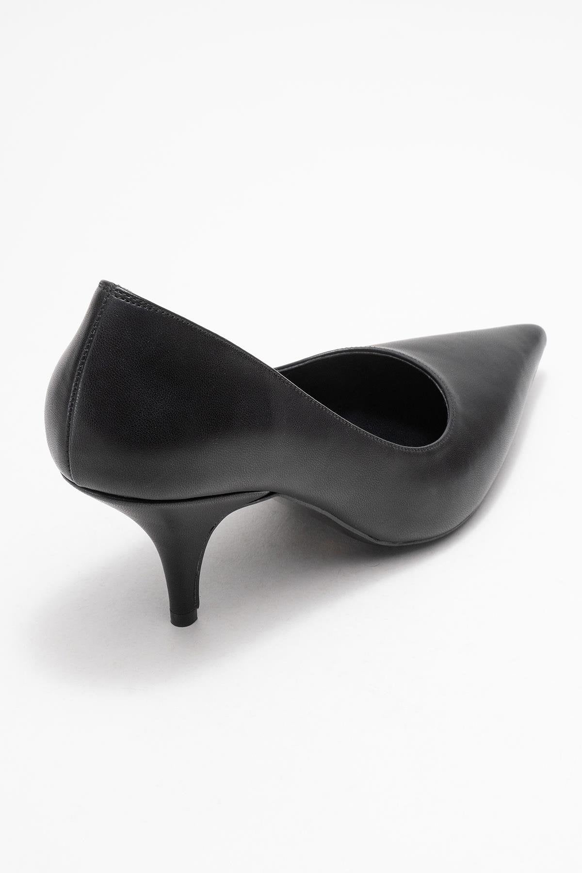 Marcus - Black Heeled Pump (Women)