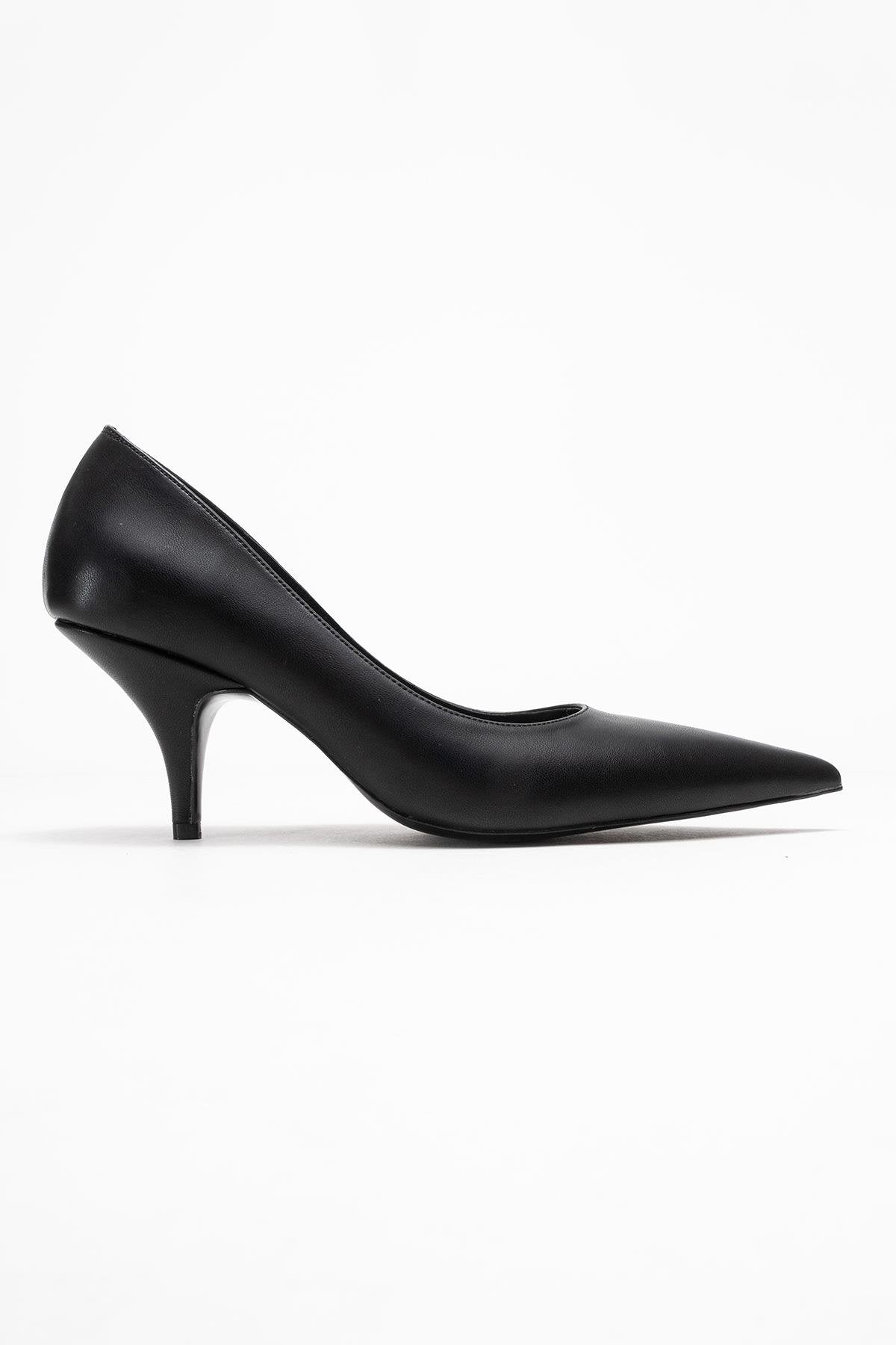 Marcus - Black Heeled Pump (Women)