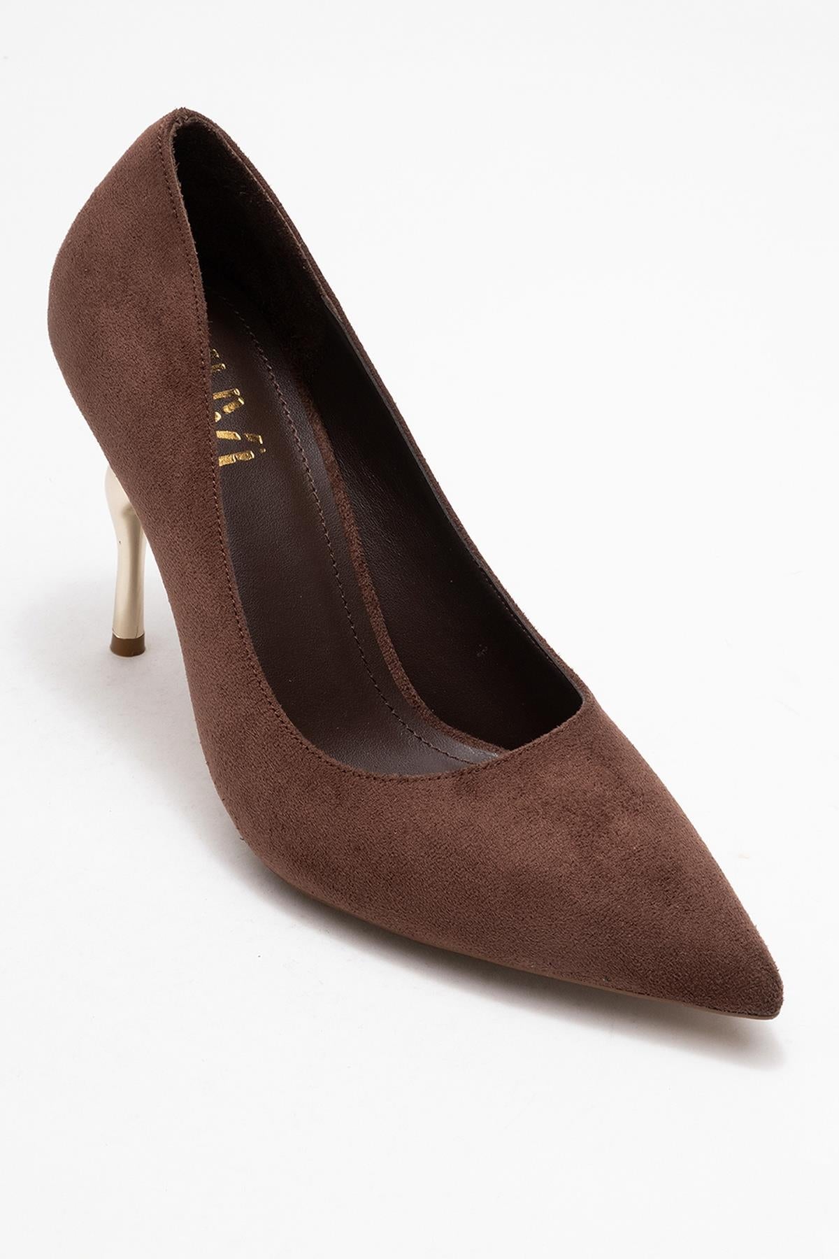 Hudson - Brown Heeled Shoe (Women)