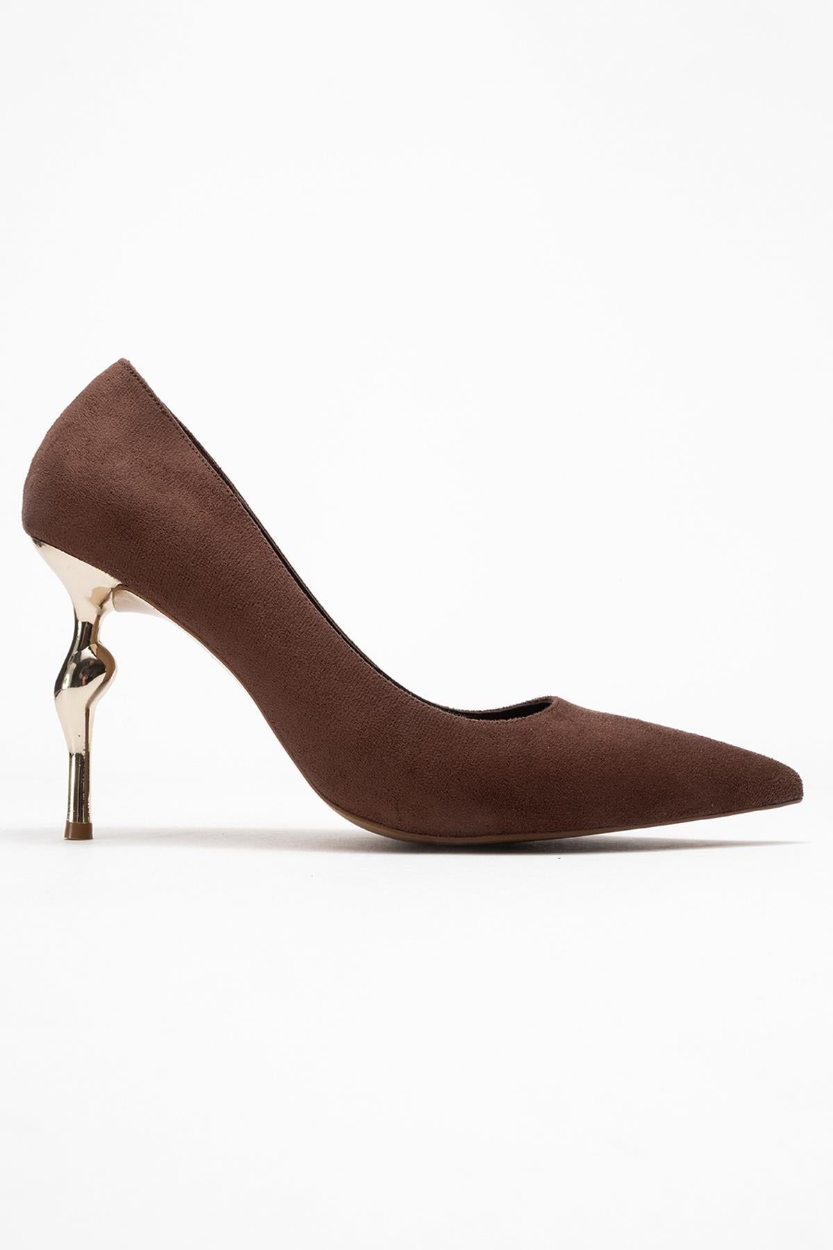 Hudson - Brown Heeled Shoe (Women)