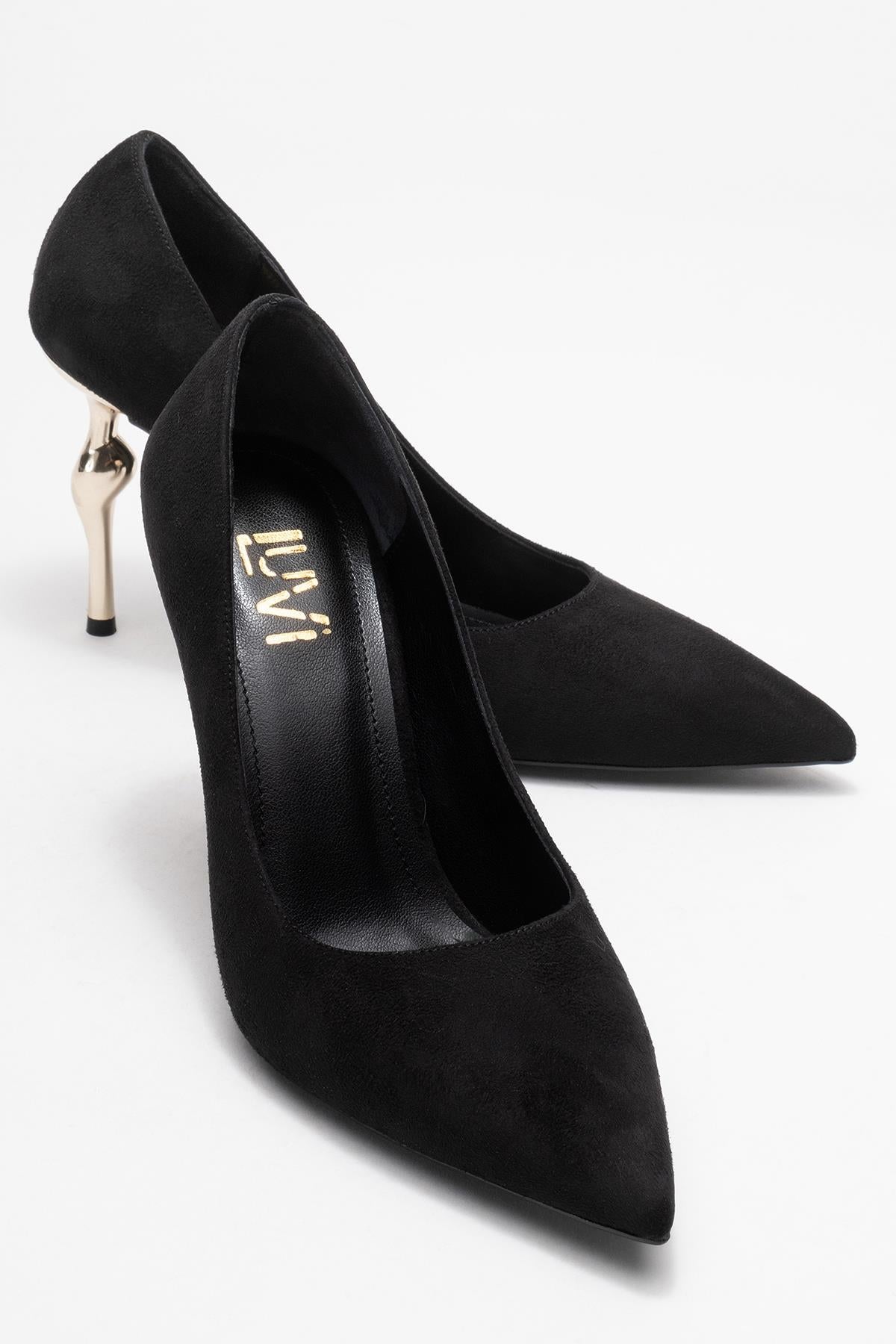 Hudson - Black Heeled Shoe (Women)