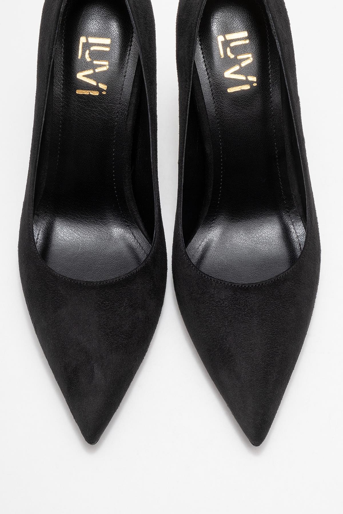 Hudson - Black Heeled Shoe (Women)