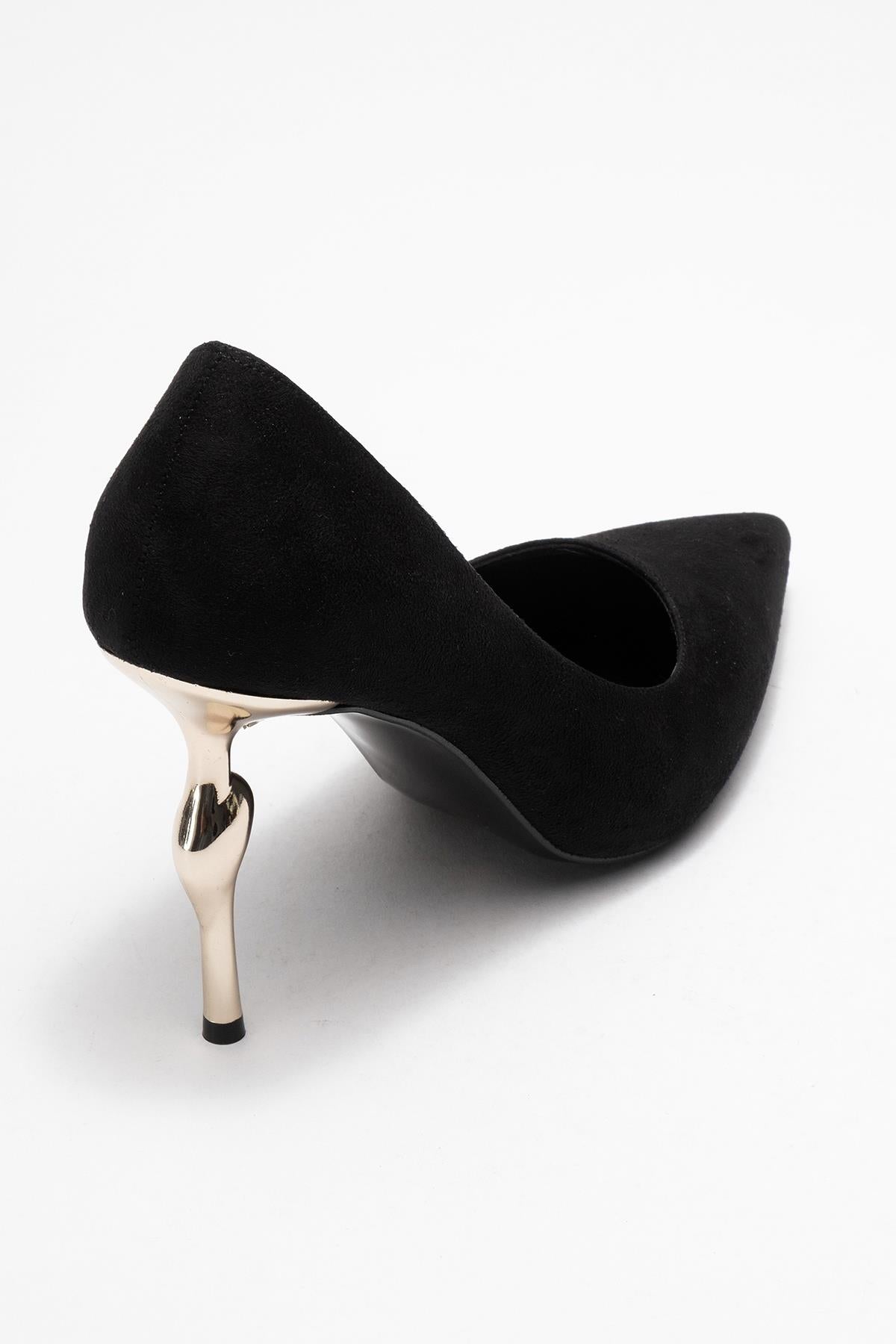 Hudson - Black Heeled Shoe (Women)