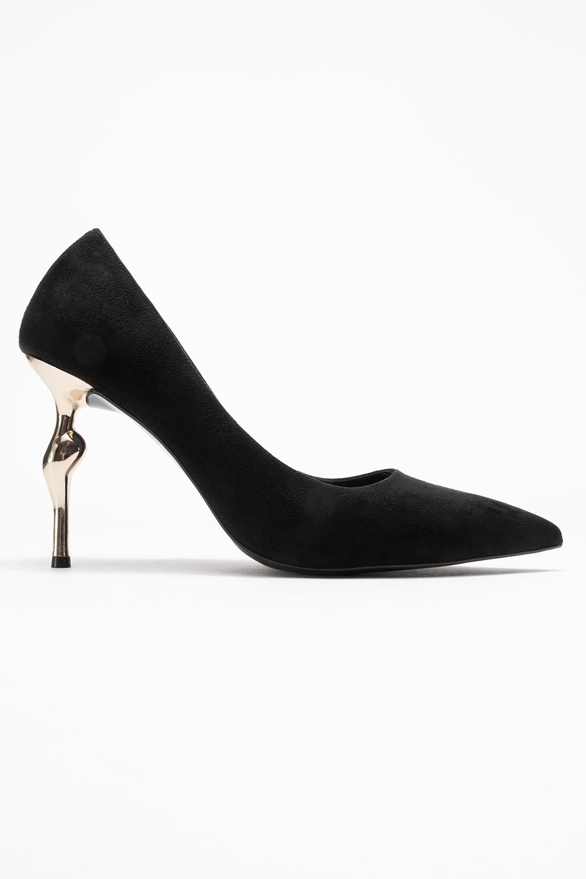 Hudson - Black Heeled Shoe (Women)