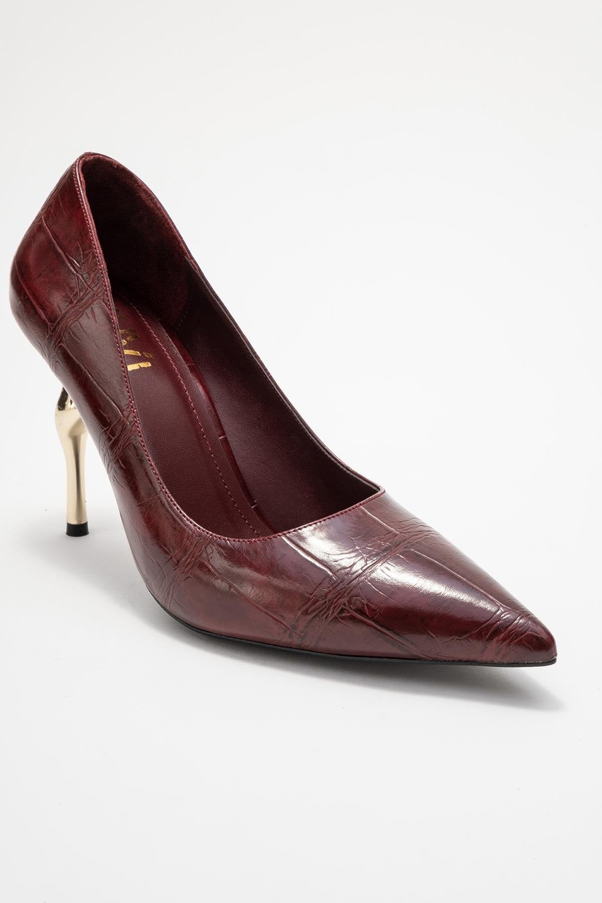 Hudson - Burgundy Stiletto Heel Shoe (Women)