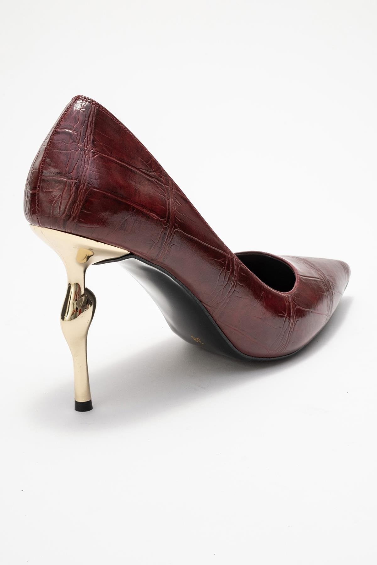 Hudson - Burgundy Stiletto Heel Shoe (Women)