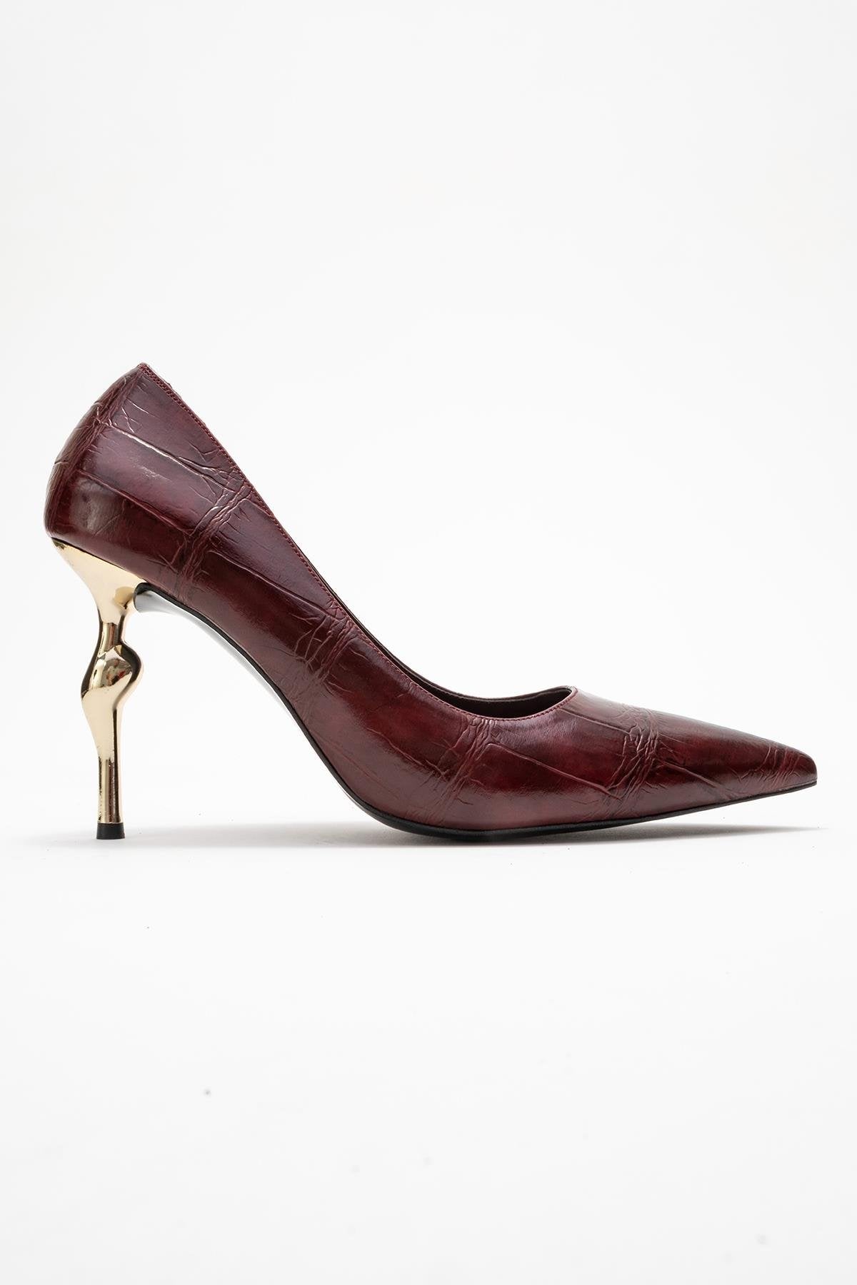Hudson - Burgundy Stiletto Heel Shoe (Women)