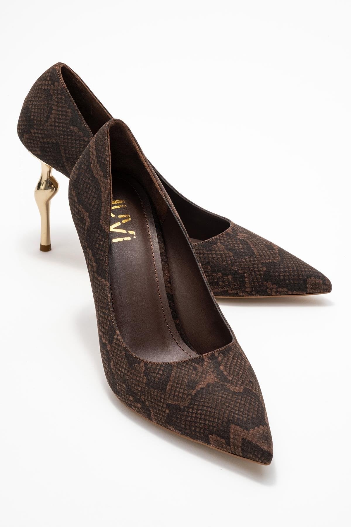 Hudson - Brown Stiletto Heel Shoe (Women)