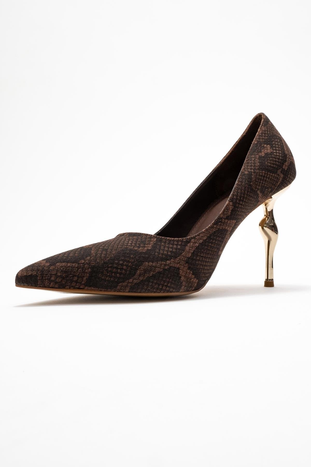 Hudson - Brown Stiletto Heel Shoe (Women)