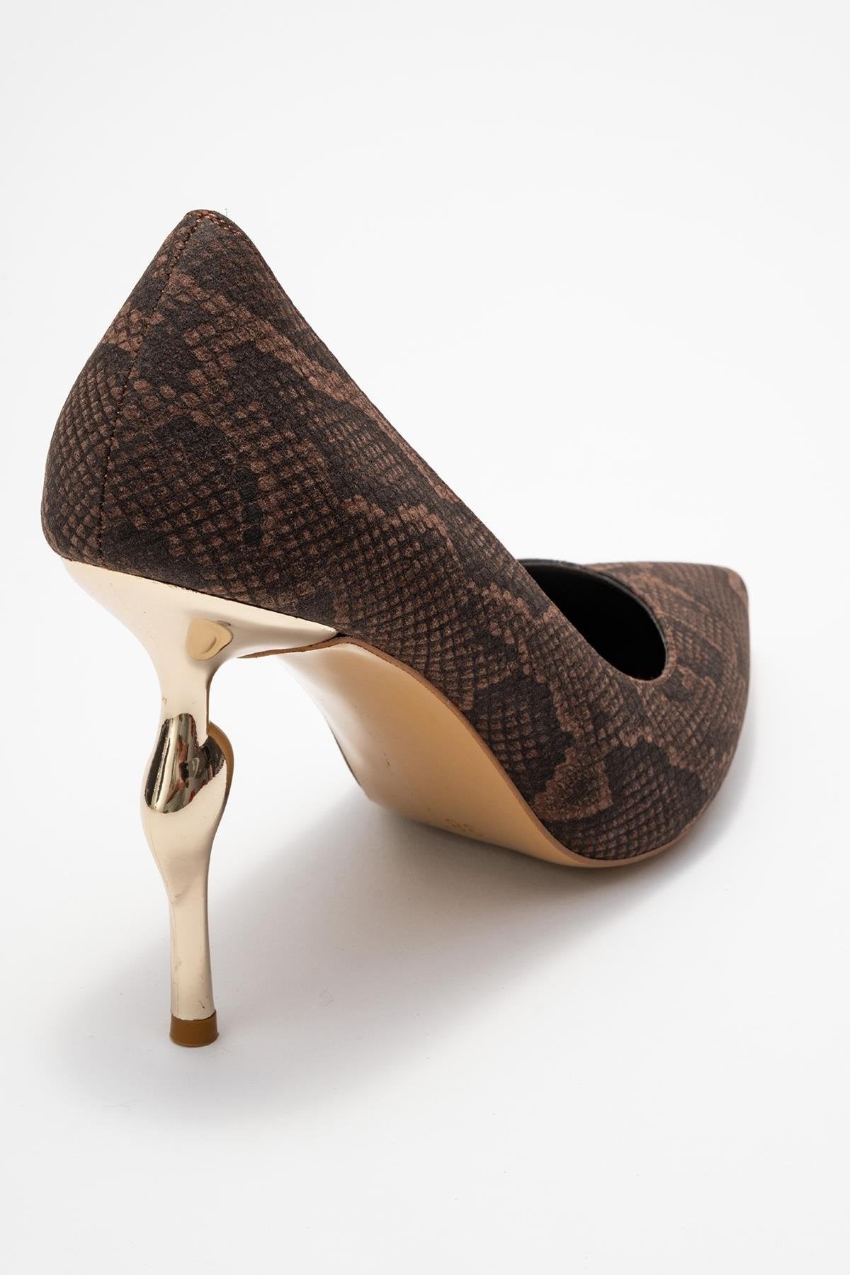 Hudson - Brown Stiletto Heel Shoe (Women)