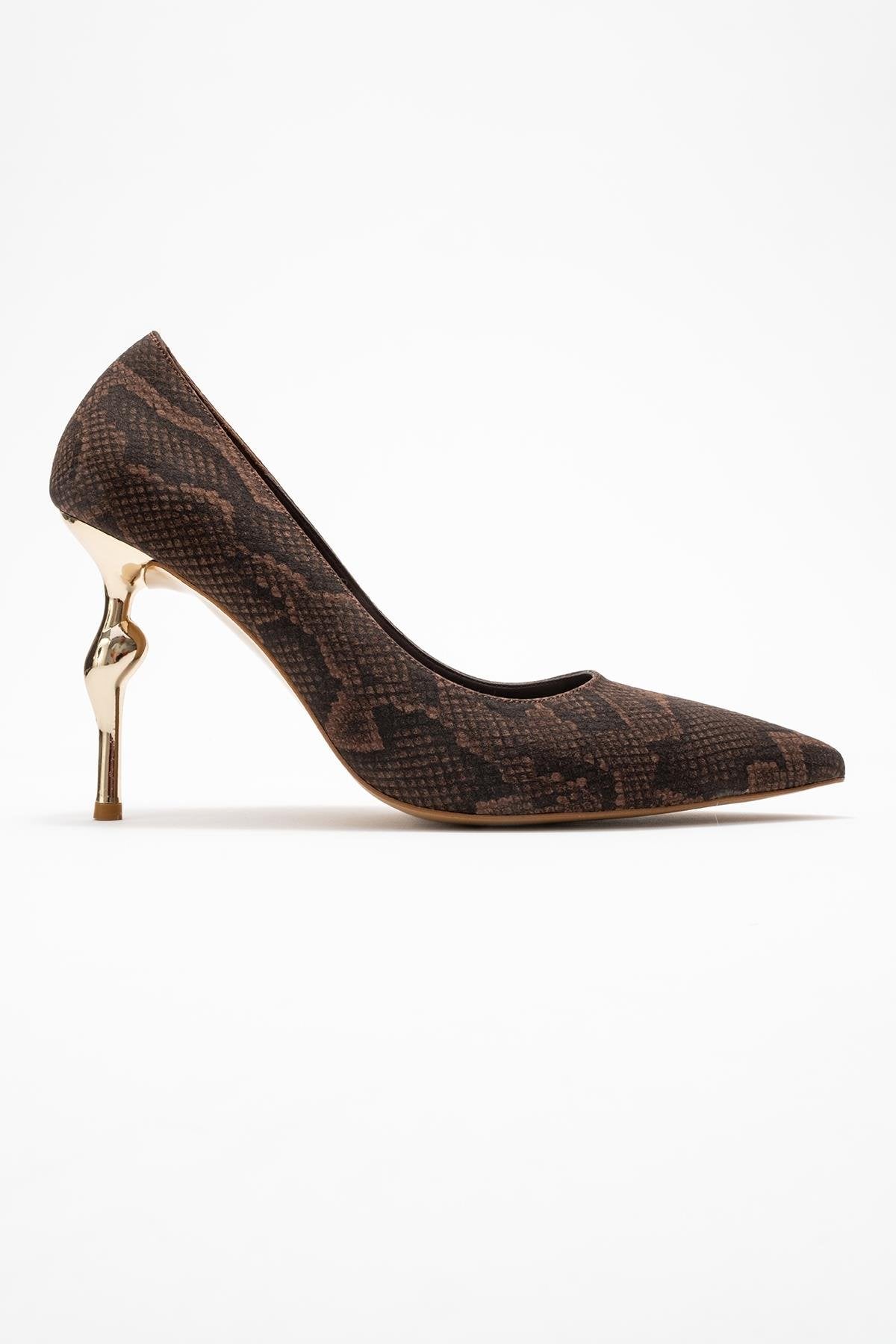Hudson - Brown Stiletto Heel Shoe (Women)