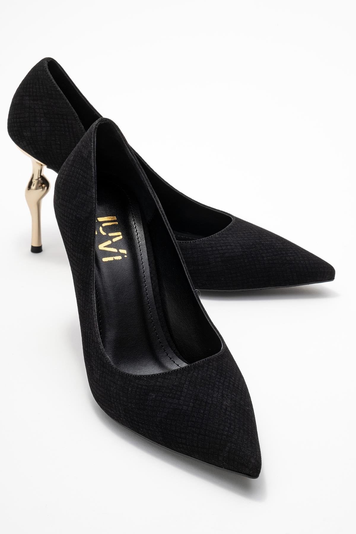 Hudson - Black Patterned Pump (Women)