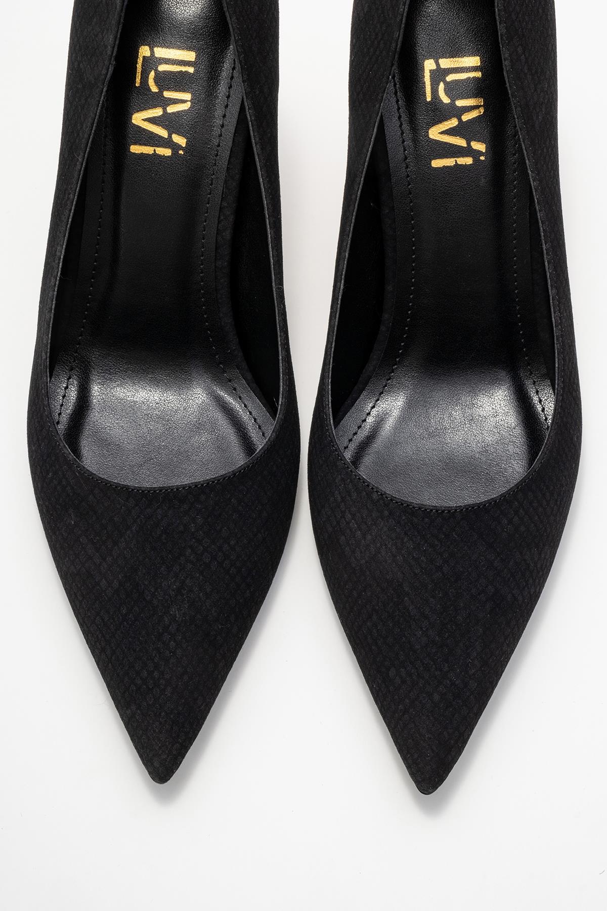 Hudson - Black Patterned Pump (Women)