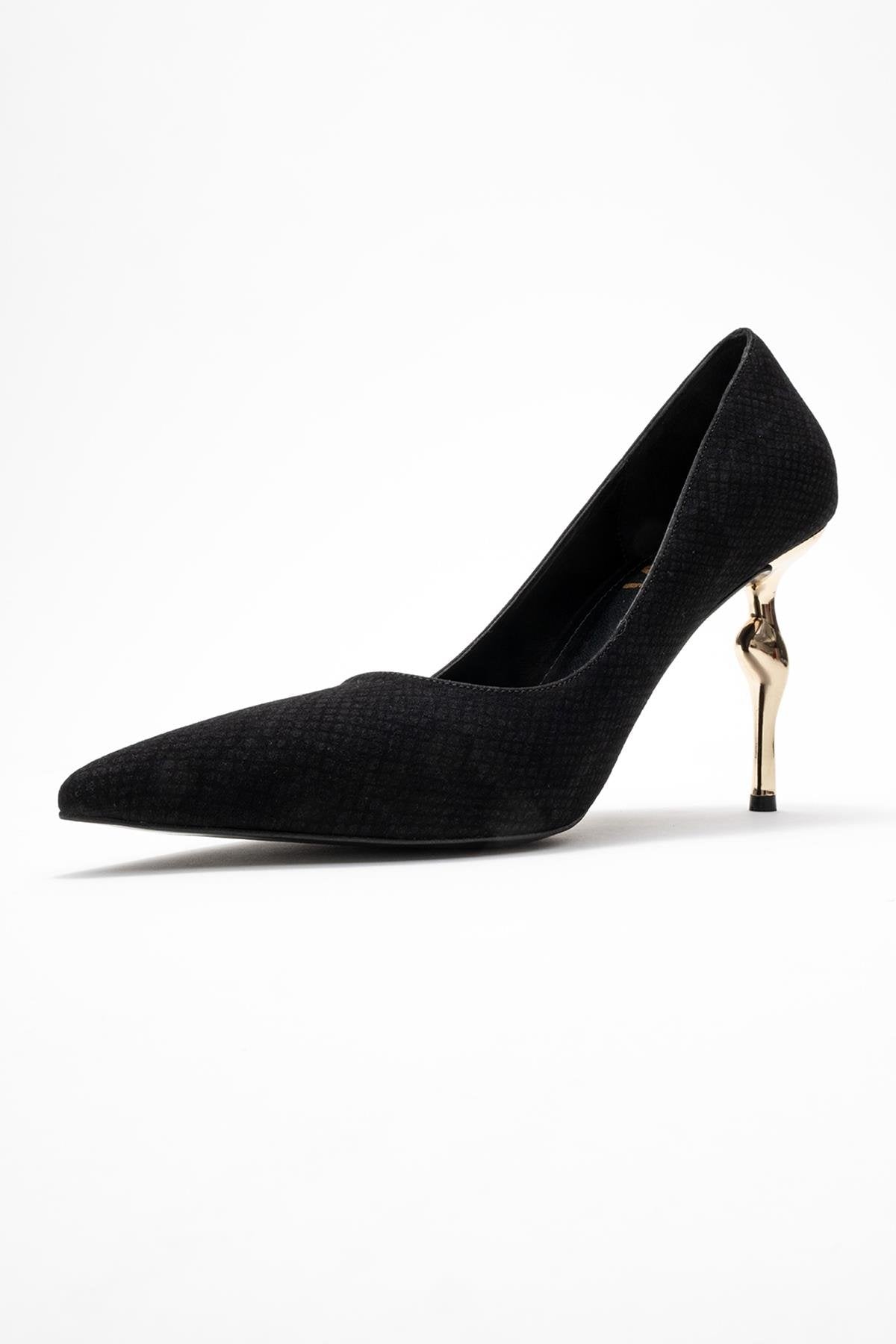 Hudson - Black Patterned Pump (Women)