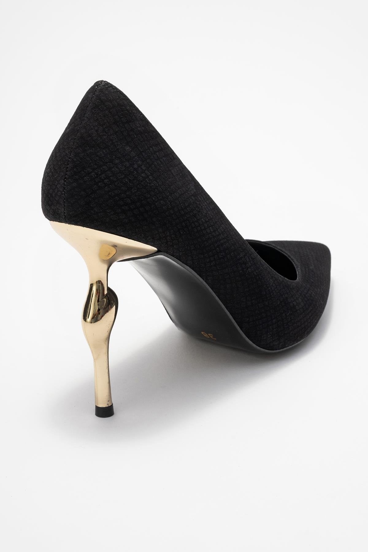 Hudson - Black Patterned Pump (Women)