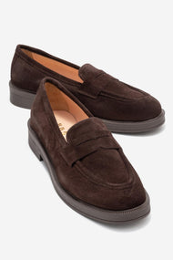 Bree - Brown Genuine Leather Loafer (Women)
