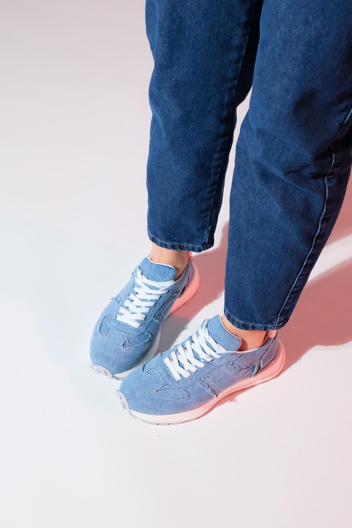 Rafael - Blue Denim Sport Sneaker (Women)