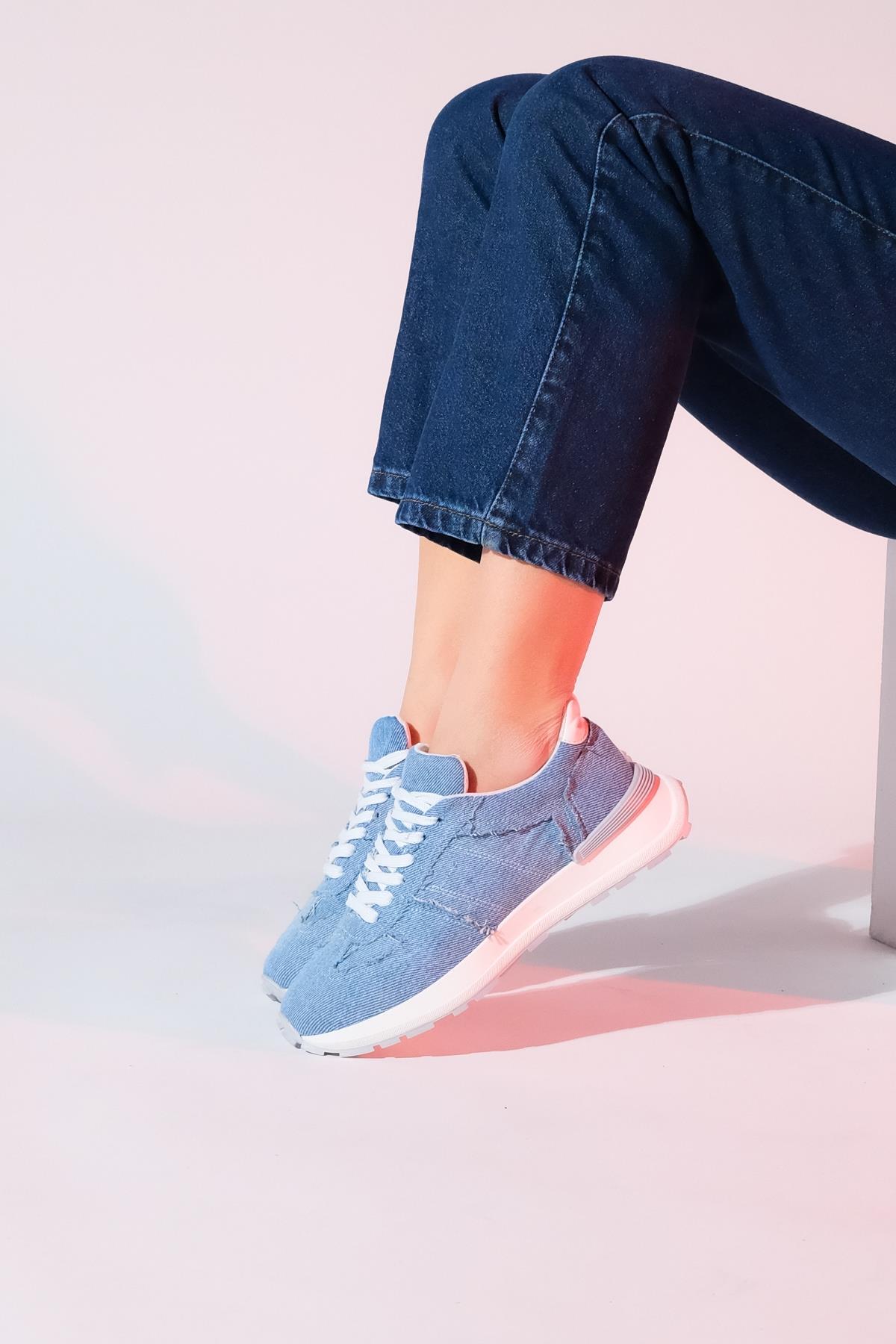 Rafael - Blue Denim Sport Sneaker (Women)
