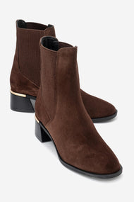 Neiva - Brown Suede Genuine Leather Chelsea Boot (Women)