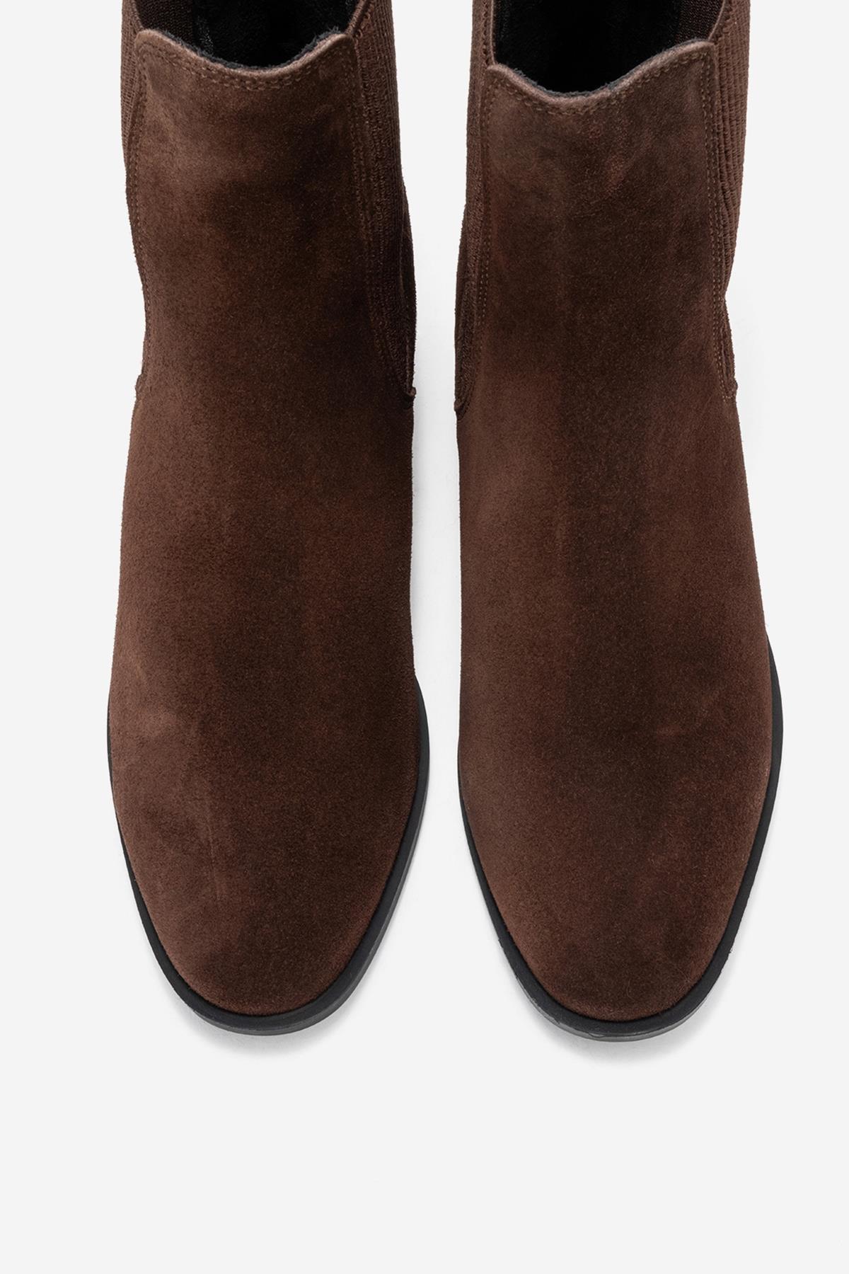 Neiva - Brown Suede Genuine Leather Chelsea Boot (Women)