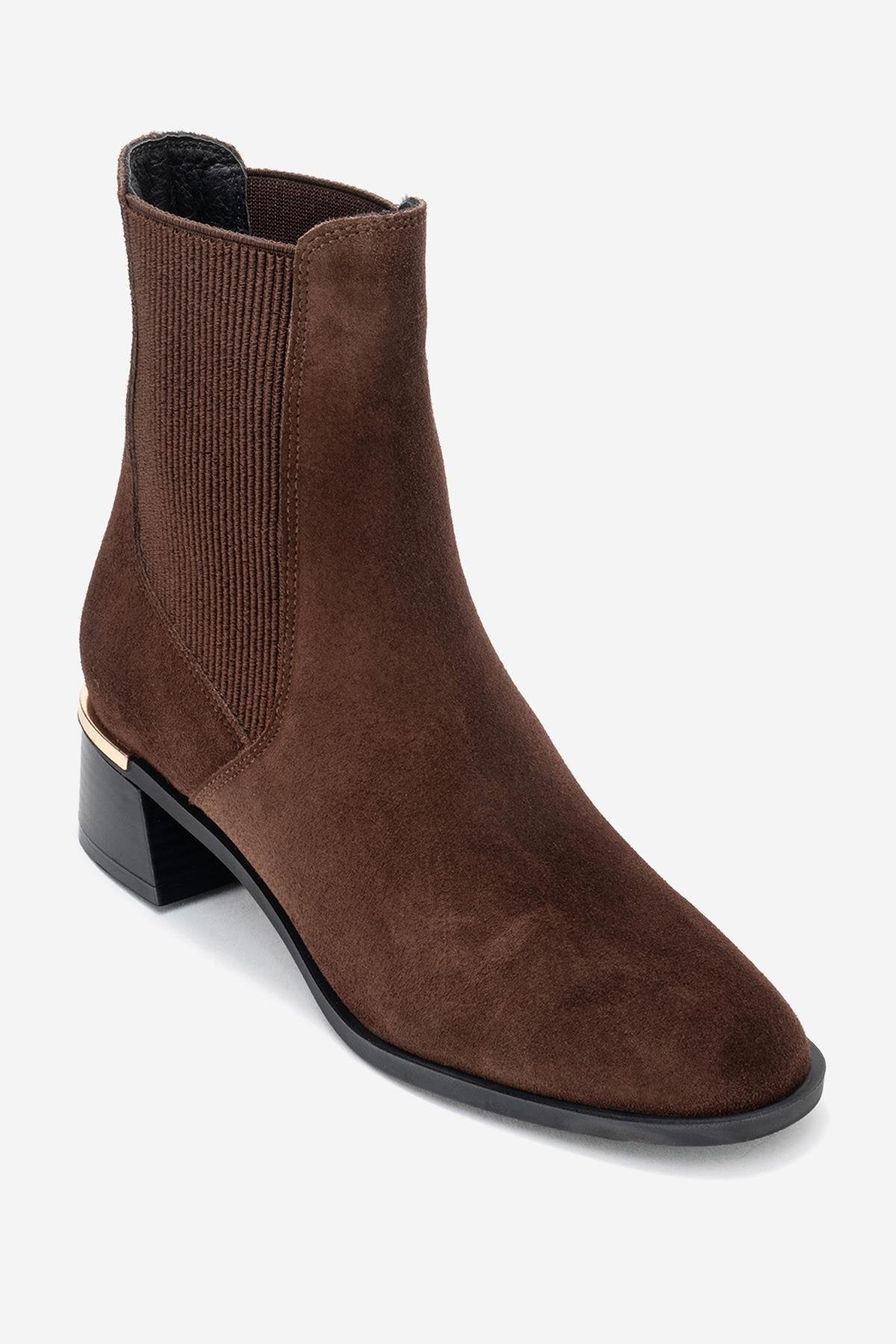 Neiva - Brown Suede Genuine Leather Chelsea Boot (Women)