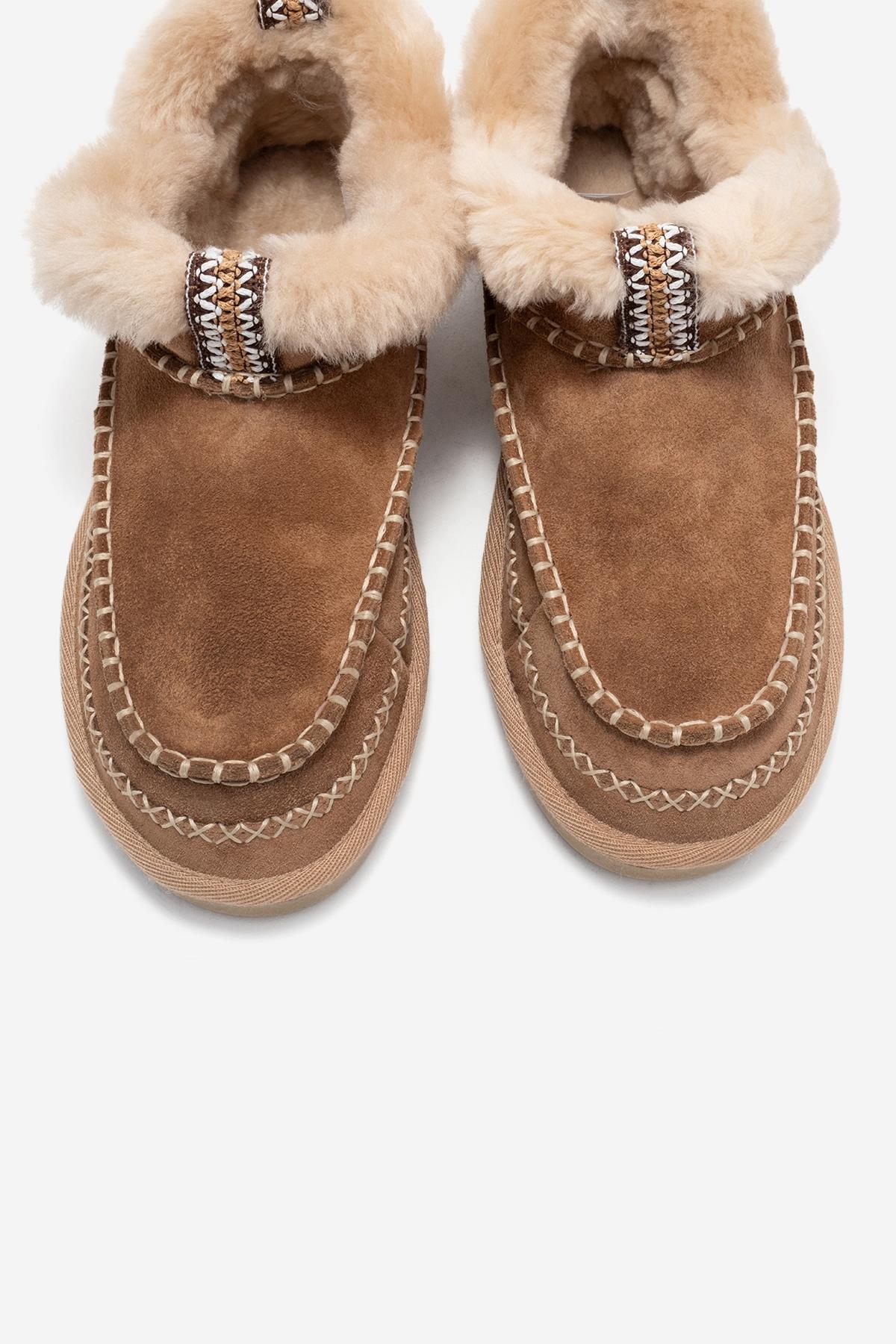 Darel - Taupe Suede Genuine Leather Ankle Boot (Women)