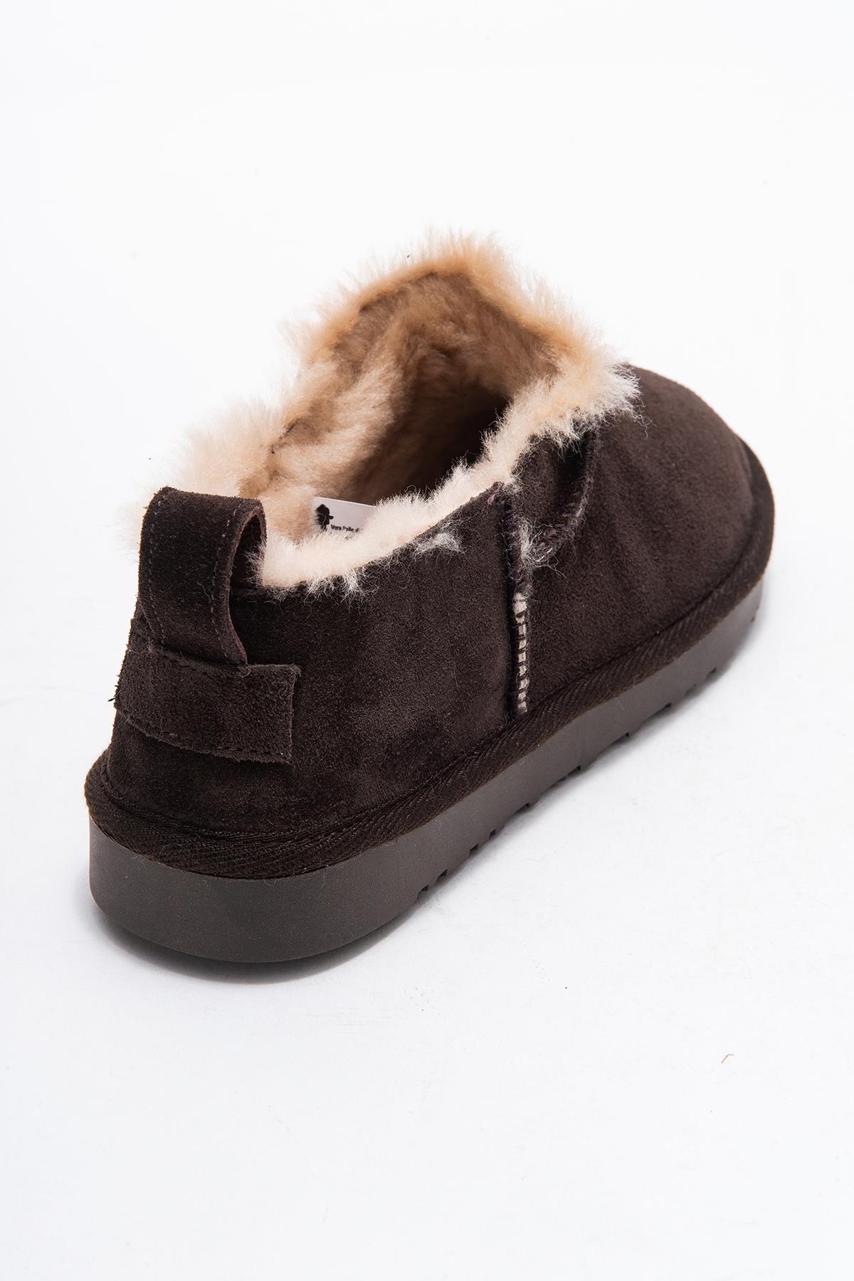 Yukon - Brown Suede Genuine Leather Ankle Boot (Women)