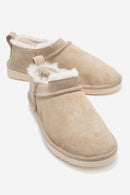Yukon - Beige Suede Genuine Leather Ankle Boot (Women)