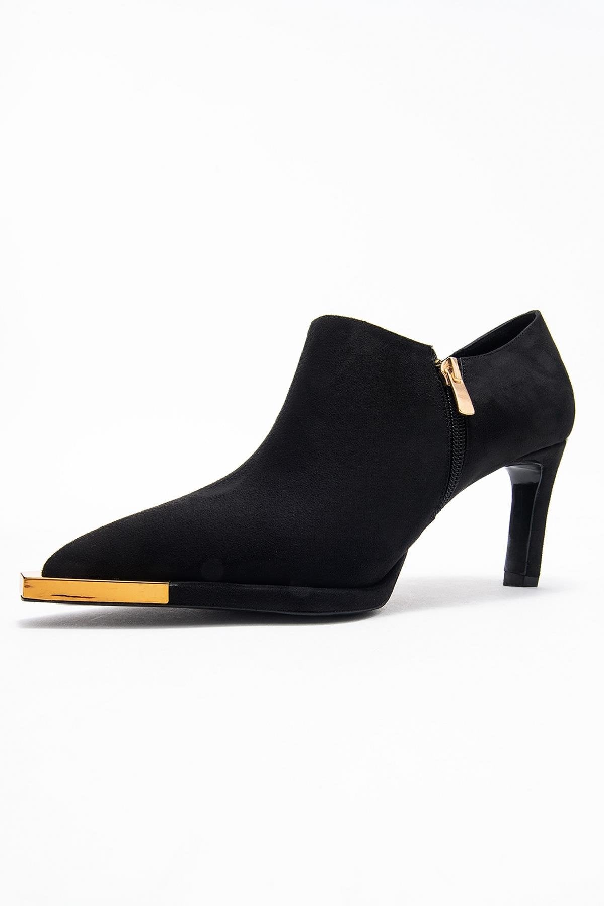 Sona - Black Ankle-Heel Shoe (Women)