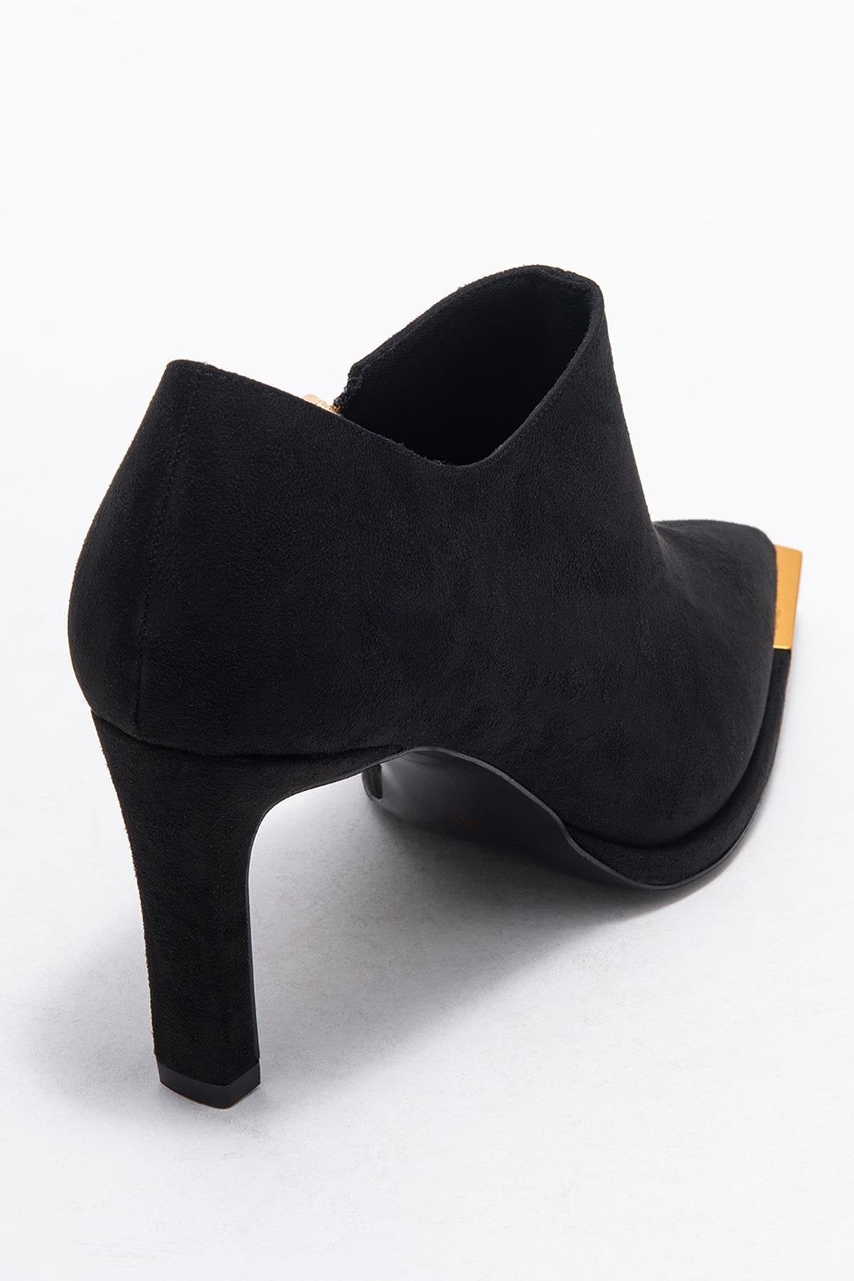 Sona - Black Ankle-Heel Shoe (Women)
