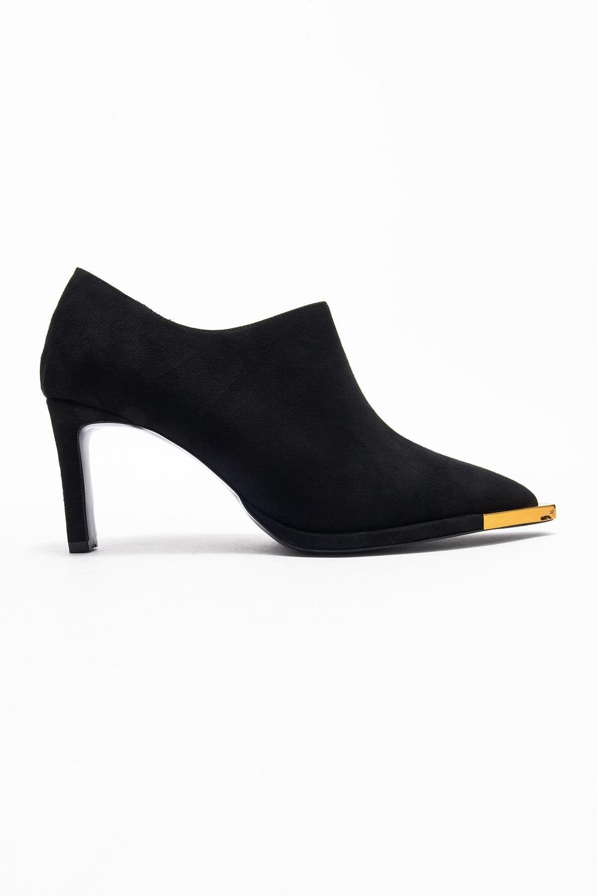 Sona - Black Ankle-Heel Shoe (Women)