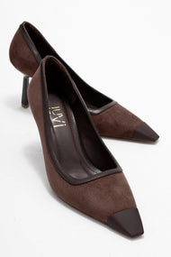 Rona - Brown Pointed Toe Pump (Women)