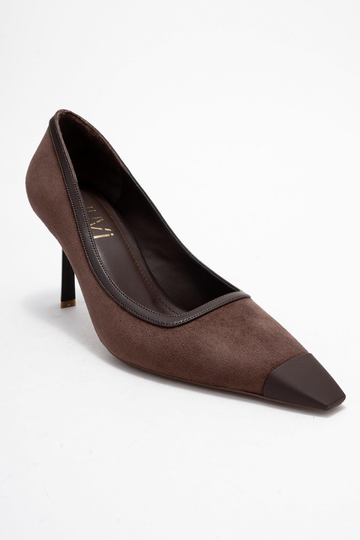 Rona - Brown Pointed Toe Pump (Women)