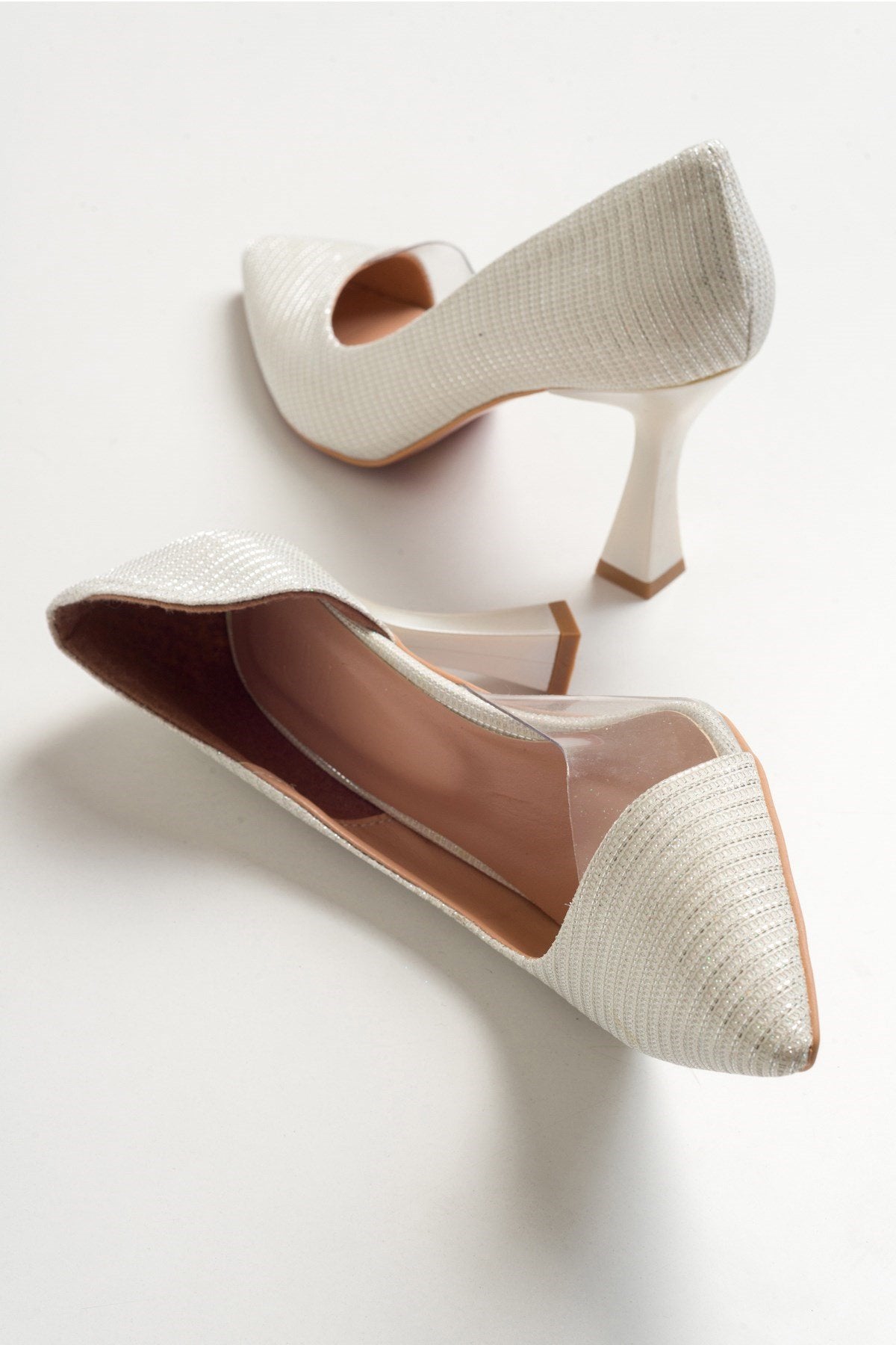 Ursula - Pearl Glitter Heeled Shoe (Women)