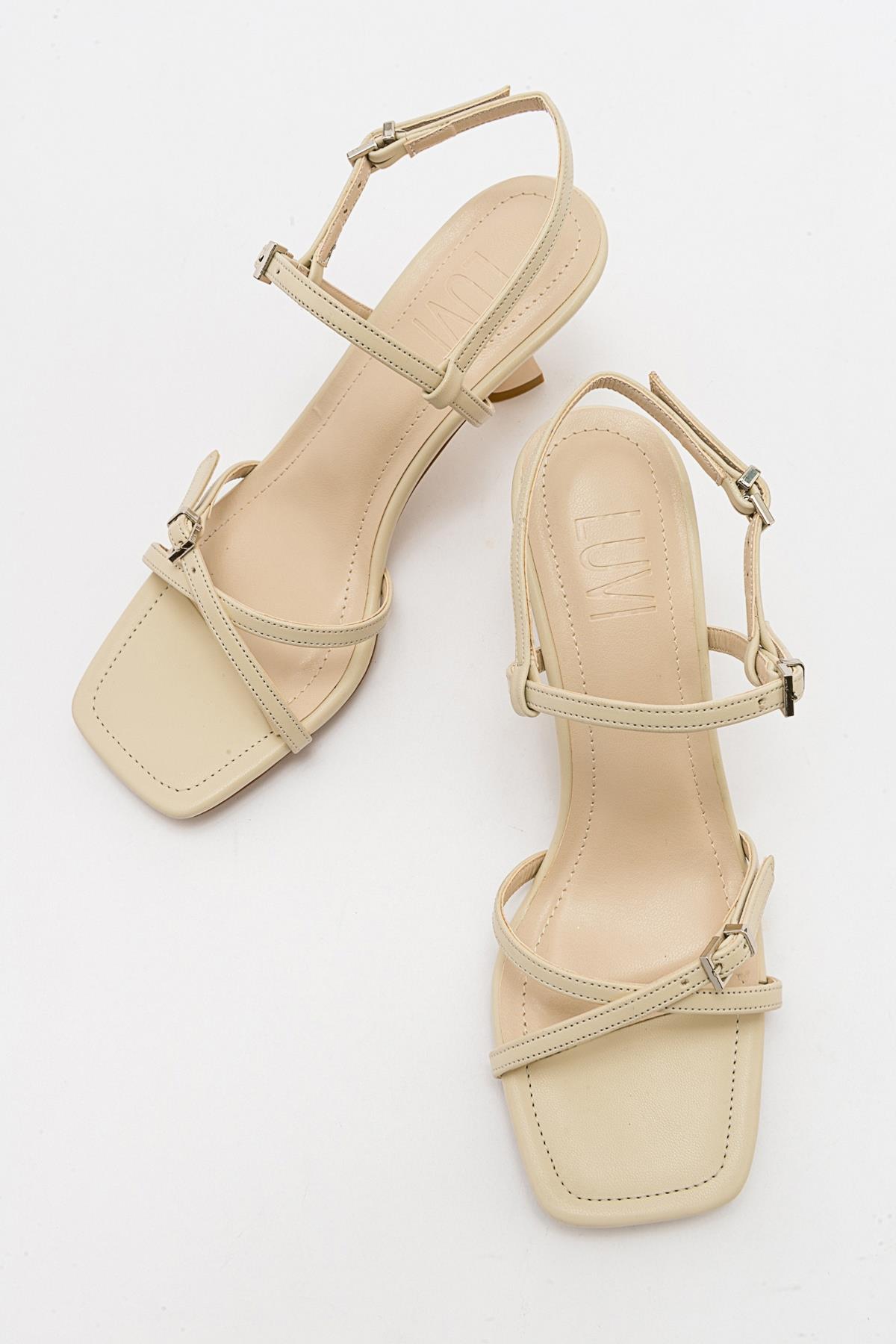 Nebel - Ecru Heeled Sandal (Women)
