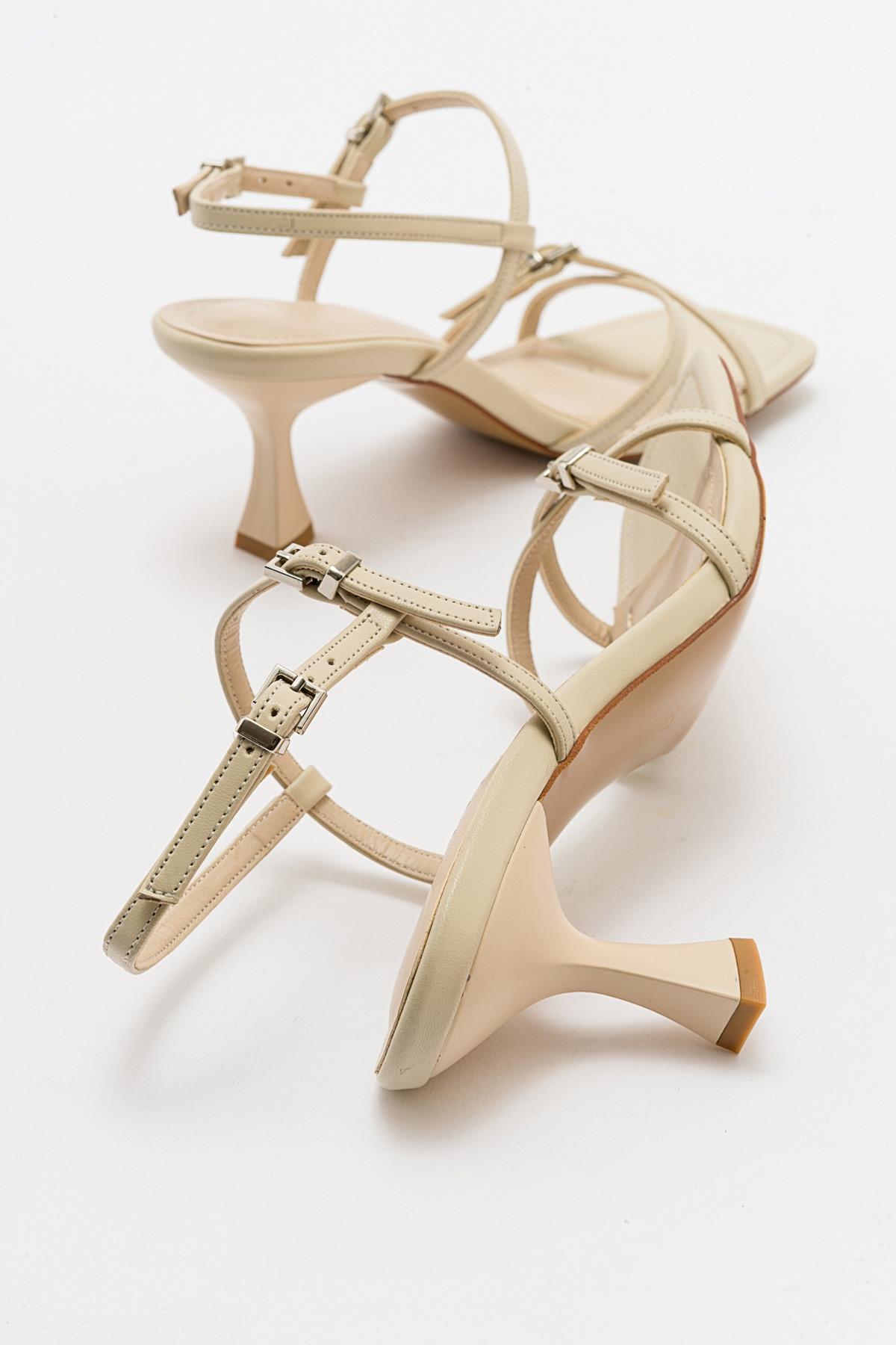 Nebel - Ecru Heeled Sandal (Women)