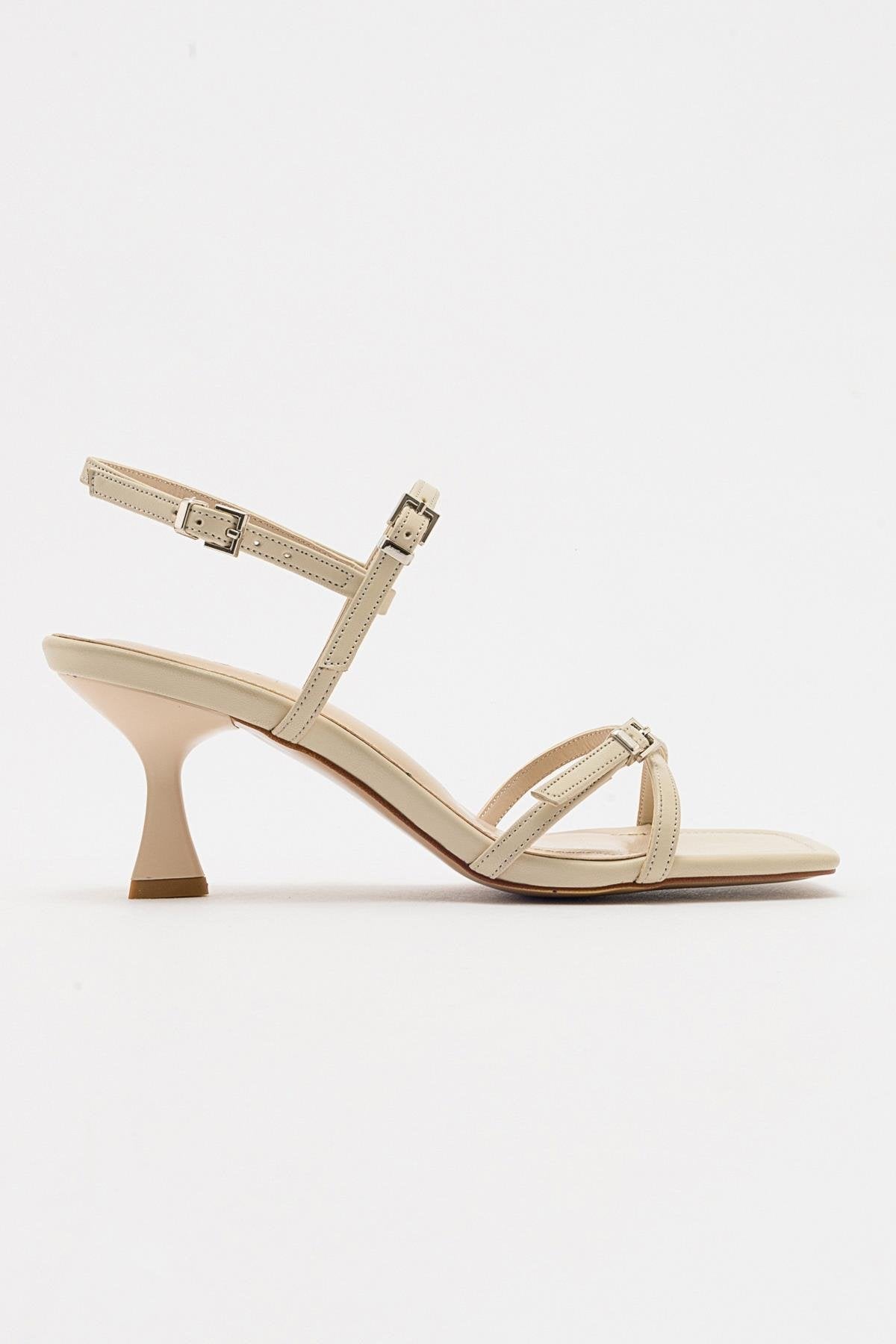 Nebel - Ecru Heeled Sandal (Women)
