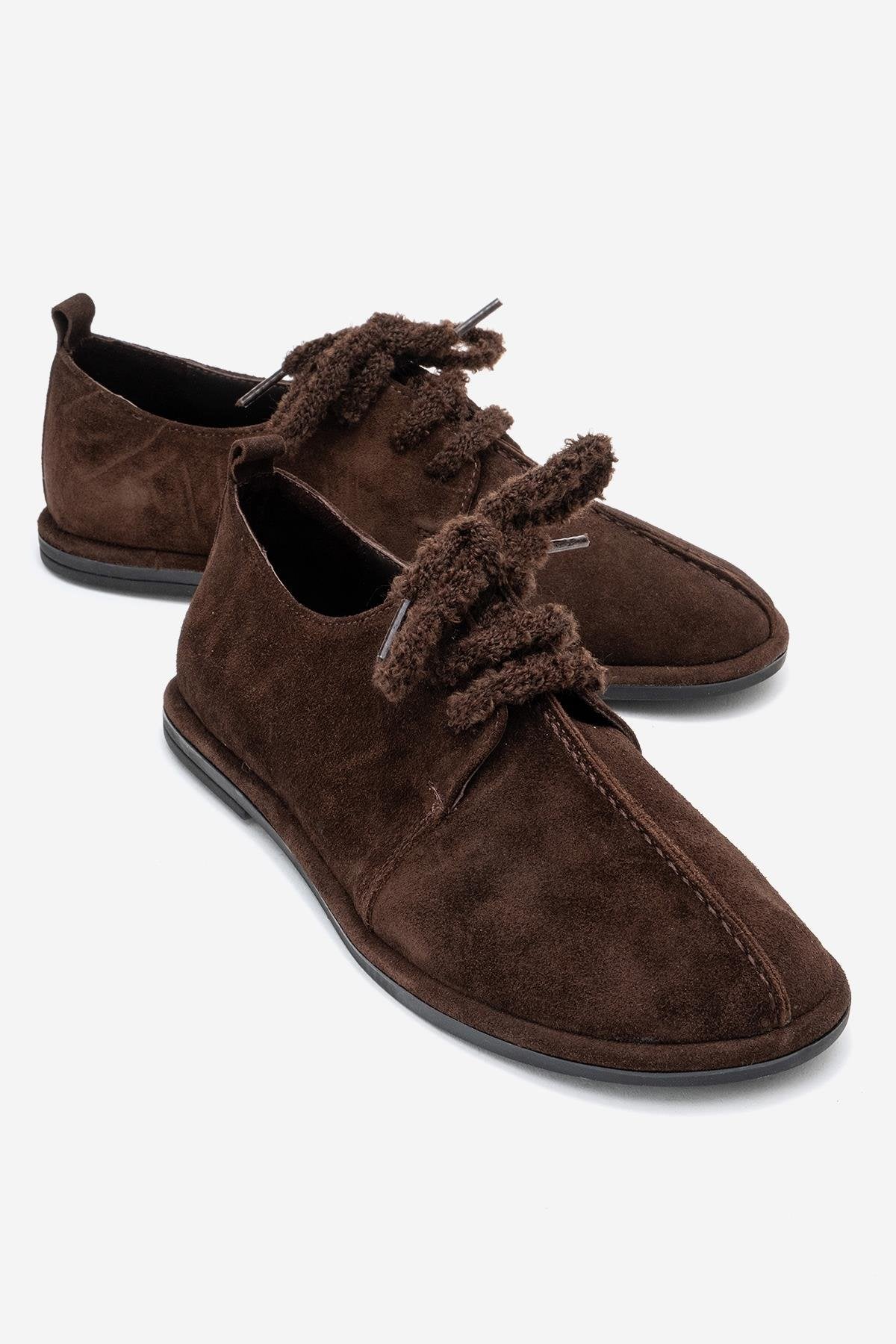Denora - Brown Genuine Leather Casual Shoe (Women)