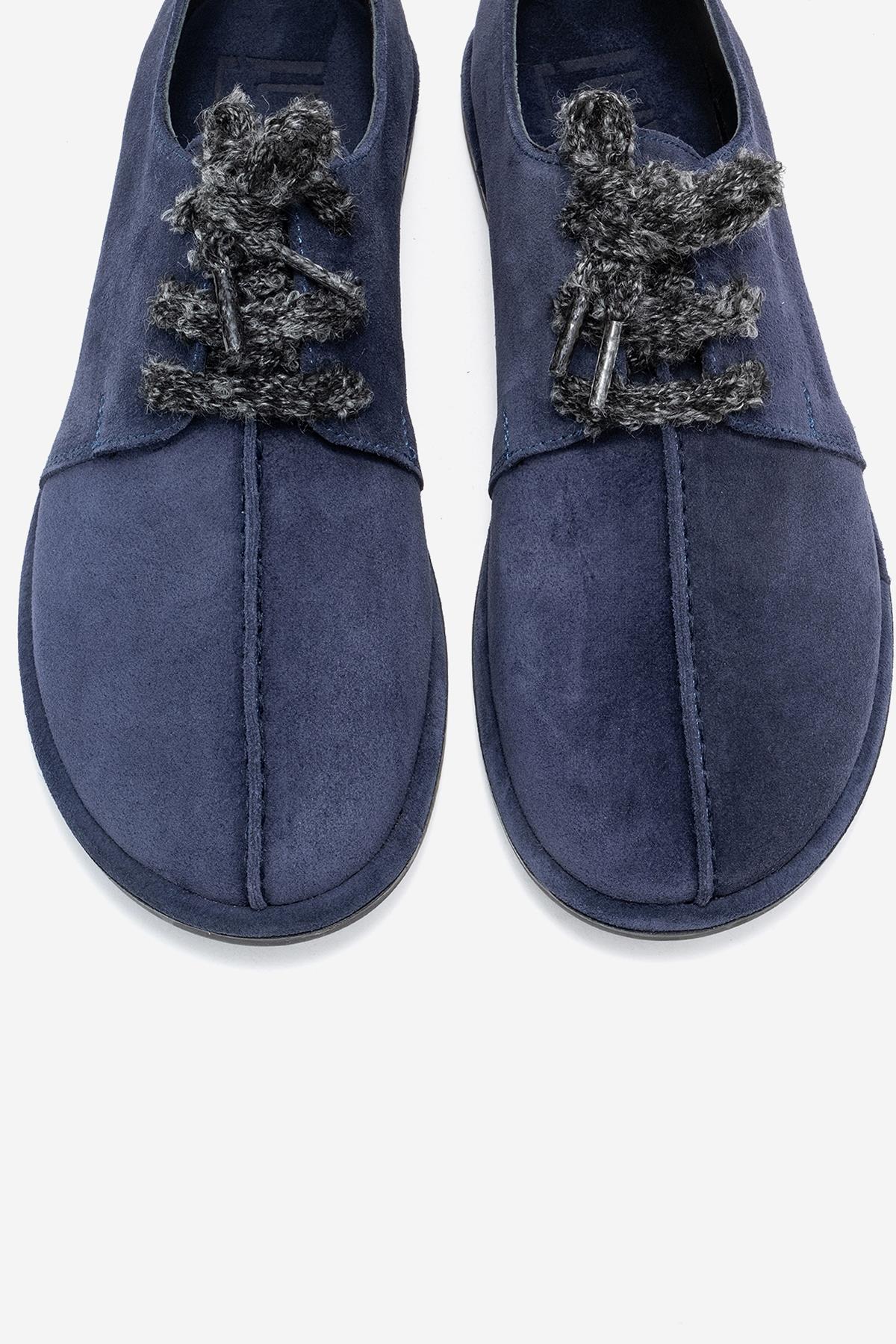Denora - Navy Genuine Leather Casual Shoe (Women)
