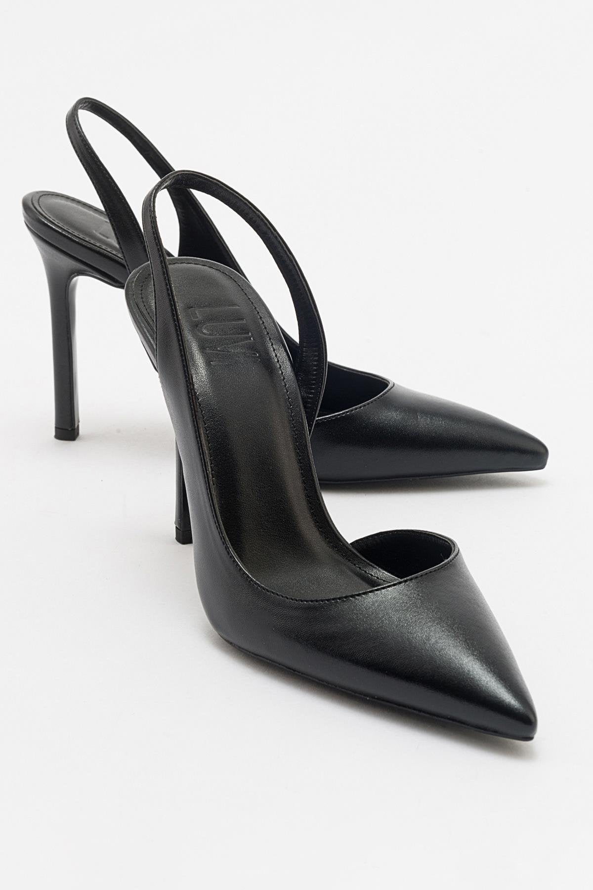 Twine - Black Heeled Shoe (Women)