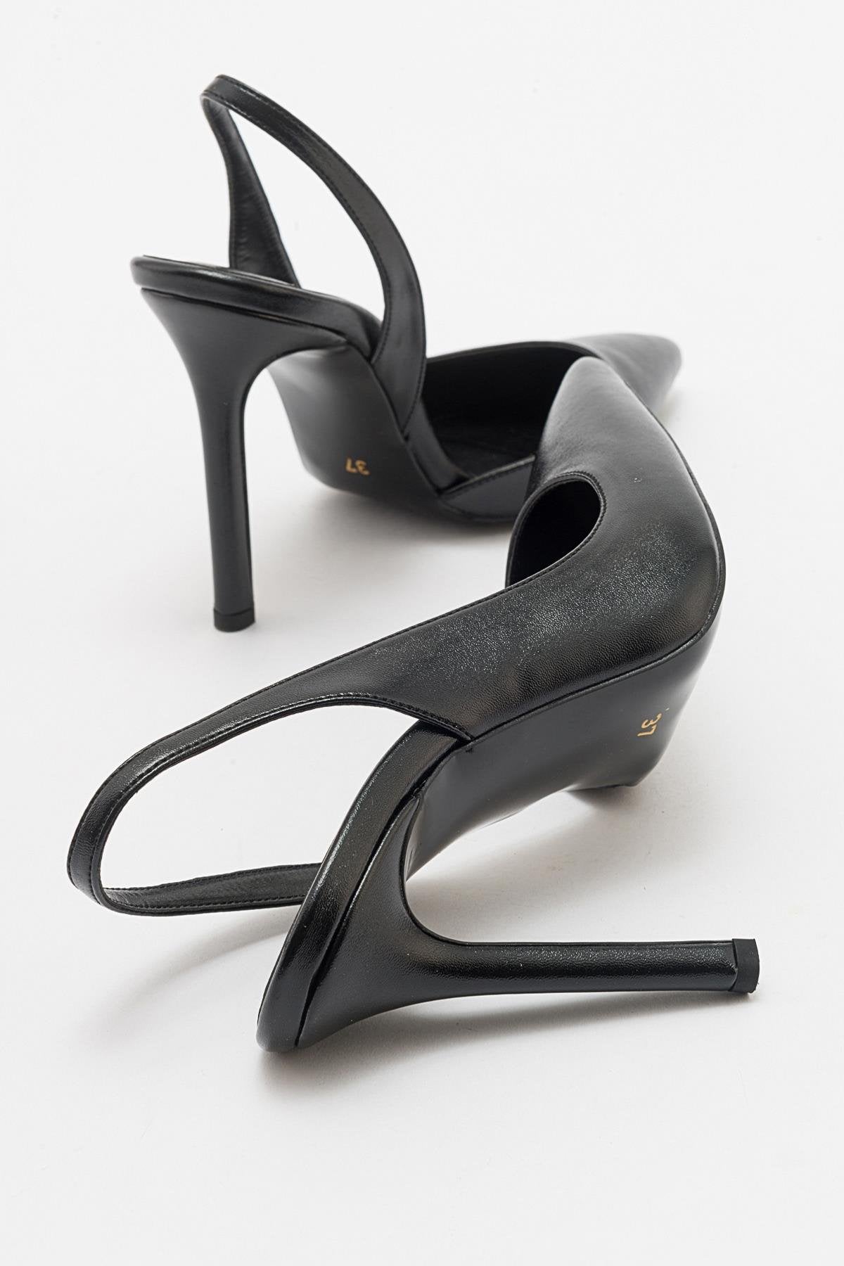 Twine - Black Heeled Shoe (Women)